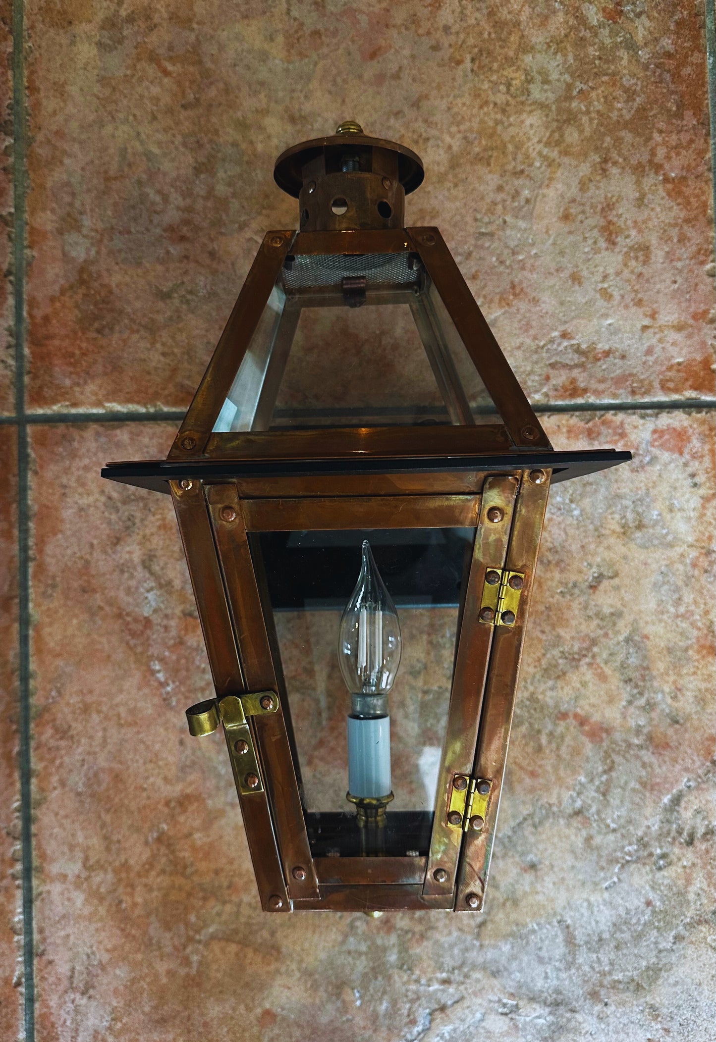 Electric New Orleans Styled - Iron Stone Gas Lanterns