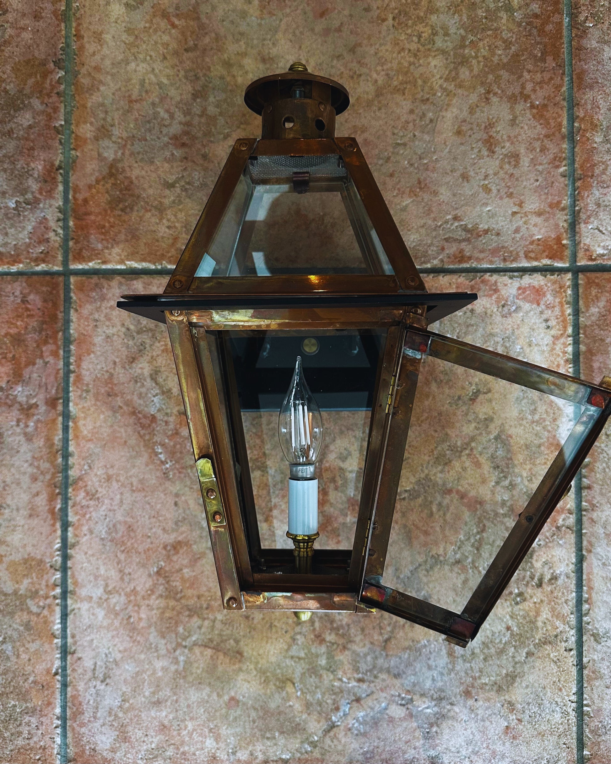 Electric New Orleans Styled - Iron Stone Gas Lanterns