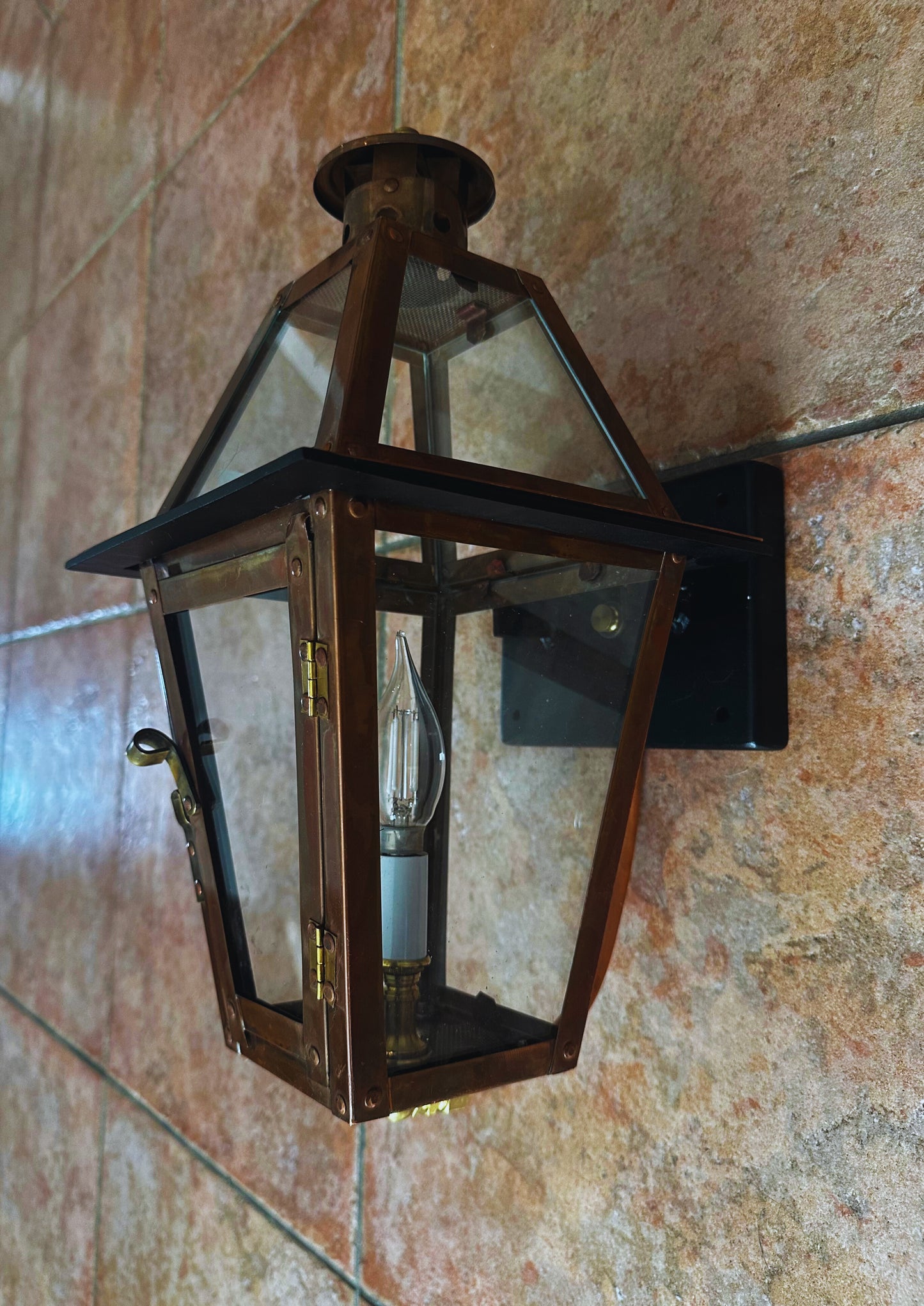 Electric New Orleans Styled - Iron Stone Gas Lanterns